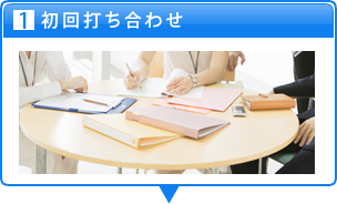 初回打ち合わせ