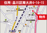 南大井4丁目地図
