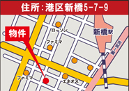 新橋5丁目地図