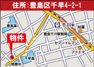 千早4丁目地図